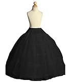 Dobelove Girls 3 Hoops Full Slip Crinoline Petticoat Skirt