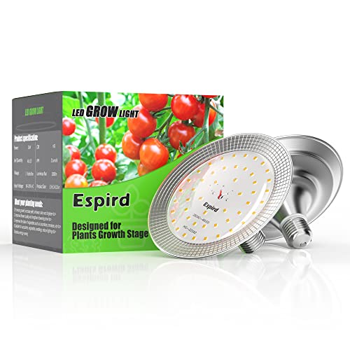 Espird LED Grow Light Bulb, Full Spectrum Plant Grow Light Bulbs