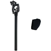SR Suntour SP12 NCX Suspension Seat Post with Protective Cover 27.2X350mm,Black, VK2350