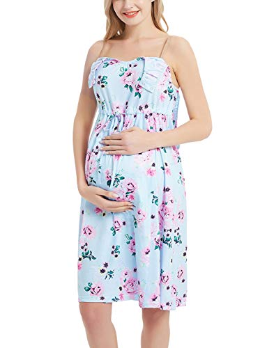 GINKANA Labor/Delivery/Nursing Hospital Gown Maternity - The Perfect for Maternity Hospital Nursing