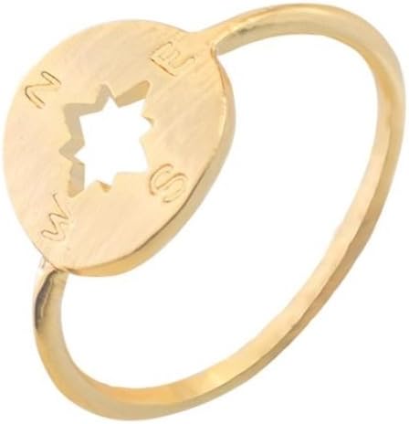 Compass Ring Gold/Graduation Ring, Graduate Gift, Inspirational Ring, Journey, Nautical Ring, Travel Ring Compass Ring (Gold)