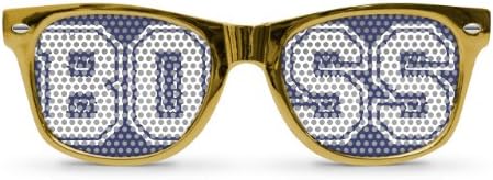 BOSS Gold Retro Party Sunglasses