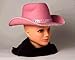 Forum Novelties Junior Deluxe Cowgirl Hat with Pink Sequins,15 x 11.5 x 4.7