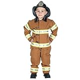 Jr. Fire Fighter Suit with embroidered Cap
