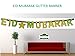 EID MUBARAK Decoration GLITTER BANNERS Wholesale LOTS -Islamic Ramadan decoration (1)