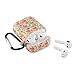 Baaletc Silicone Protective Cover Case Metal Keychain Apple AirPods(owl)