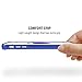 iPhone 7 Case, Orzly AirFrame for iPhone 7 – Lightweight & Slim-Fit Protective Bumper Frame & Case for iPhone 7 -Blue on Blue