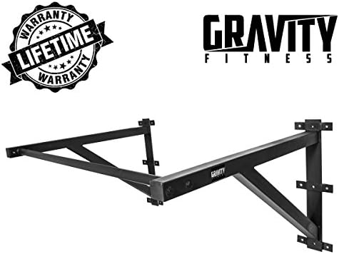 Gravity Fitness Barra Dominadas Resistente de Pared para ...