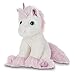 Bearington Collection Lil’ Dreamer Cuddly Unicorn Plush - 8-Inch White & Pink - Soft & Huggable Pastel Unicorn Stuffed Animal for Girls Age 6