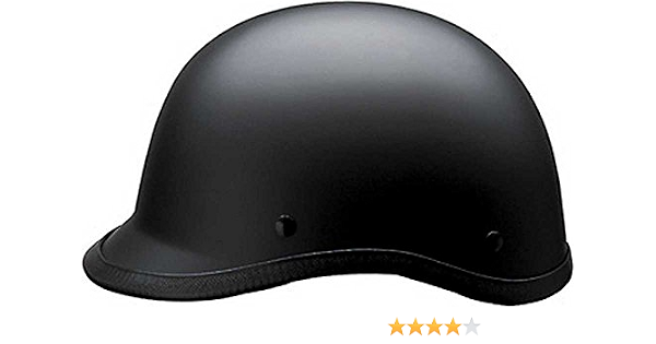 HCI Matte Black Polo Motorcycle D.O.T 