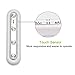 [Upgraded Generation]Ilyever Set of 2 Touch-Activated Stick-on Super Bright 4-Led Battery-0perated Touch Tap Light for Attic Basement Garage Cellar Path Stairs(White Light)