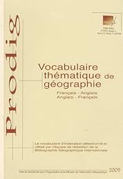 Vocabulaire thématique de géographie