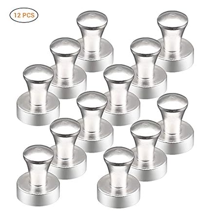 EisEyen 12 imanes para Pizarra Blanca, Pizarra magnética, Nevera ...