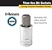 Titan 15614 1/2-Inch Drive x 14mm Hex Bit Socket