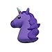 DBigness 2600mAh Purple Unicorn Cute Funny Cartoon Gift PVC External Battery Portable Charger Backup Pack Power Bank for iPhone 7 7 Plus 6 6S Plus 5S 5C SE 4S and Android Phones