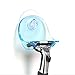 Pengxiaomei Razor Holder, Plastic Razor Rack with Suction Shower Cup Hook, Blue Adhesive Washroom Bathroom Shaver Holder Suction
