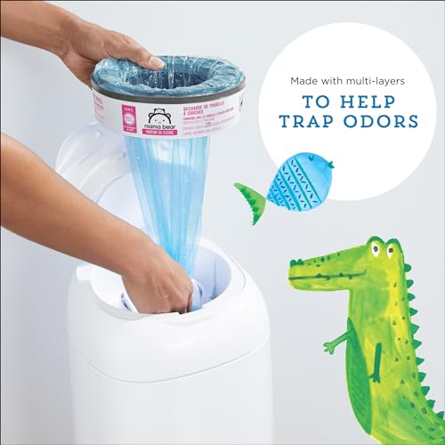 Amazon Brand Mama Bear Blossoms Scented Diaper Pail Refills for
