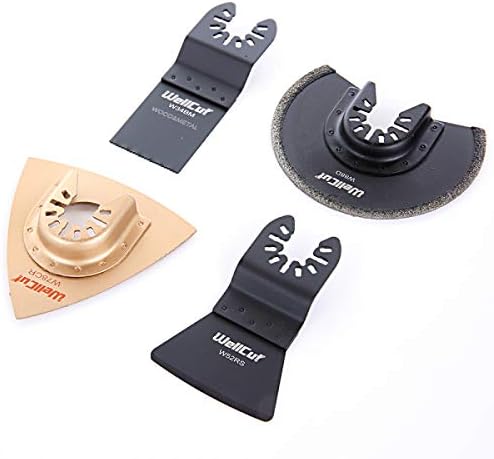4PC Oscillating Multi Tool Blade Diamond Carbide Bi Metal Blades Scraper