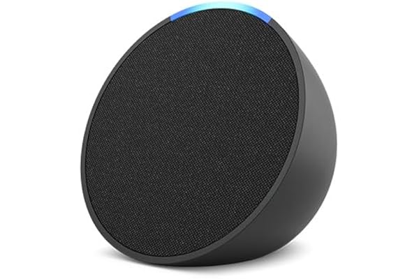 Introducing Echo Pop | Full sound compact smart speaker with Alexa | Charcoal
