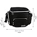 Stylish 'Winslow' SMALL Toddler Travel Designer Diaper Bag - Stroller Clips – Insulated Pocket – Nappy Changing Handbag, Black