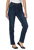 Women's Plus Size Tall Straight Leg Super Stretch Jean