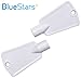 BlueStars Ultra Durable 297147700 Refrigerator Door Lock Key - Compatible with Frigidaire Kenmore Electrolux Freezers - Replaces AP4301346, PS1991481, 216702900, 06599905, 08037402, 1259502 (Pack 2)