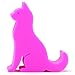 Plinrise Super Cute Phone Holder, Mini Cat Shaped Silica Gel Cellphone Stand, Animal Phone Mount for All Cellphone Free Your Hands (Purple)