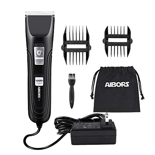 AIBORS Dog Clippers for Grroming 12V High Power for Thick Heavy Coats