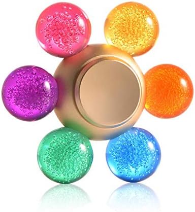 MAYBO SPORTS Wiitin Crystal Magic Beans Fidget Spinner Toy , High Speed Low Noise Colorful Balls Hand Spinner, Lovely Gifts for Kids.
