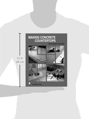 Making Concrete Countertops Schiffer Book Buddy Rhodes Susan