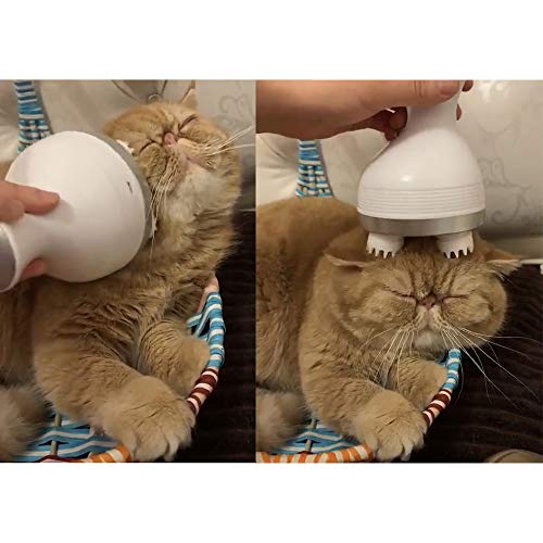 Electric Head Massager Scalp Blood Circulation/Stress Relax/Hair Growth,Dog Massager Electric for Dog Cat Pet - Thumbnail 5