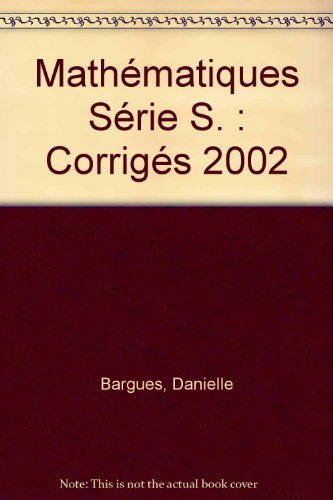 Mathématiques, série S