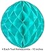 Glam Gala Decor 20 Pcs Hanging Paper Party Decoration Supplies Kit in Purple, Blue, Green, Teal, and Gold-Includes 4 Lanterns, 4 Pom Poms, 4 Tissue Fans, 4 Honeycombs, and 4 Strings of Dot Garland…