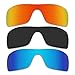 3 Pair Replacement Polarized Lenses for Oakley Batwolf Sunglasses Pack P14