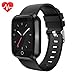 moreFit Fitness Tracker Smart Watch, IP68 Waterproof Fitness Watch Activity Tracker with Heart Rate Monitor, Wearable Smart Bracelet Sleep Monitor Step Counter Pedometer Watch for Men Women Kids