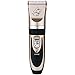 Pet Grooming Clipper Kits ShineMore Low Noise Rechargeable Cordless Quiet Pet Groomer with 4 Comb Attachments and 4 Extra tools for Dogs Cats and Other Family Pets (Black + Gold)