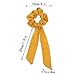 6Pcs Bandana Hair Scrunchies, Chiffon Elastic Hair Bands Hair Scarf, Vintage Hair Accessories Ropes Ponytail Holder Scrunchy Ties for Women Girls (6 Colors Pack B)