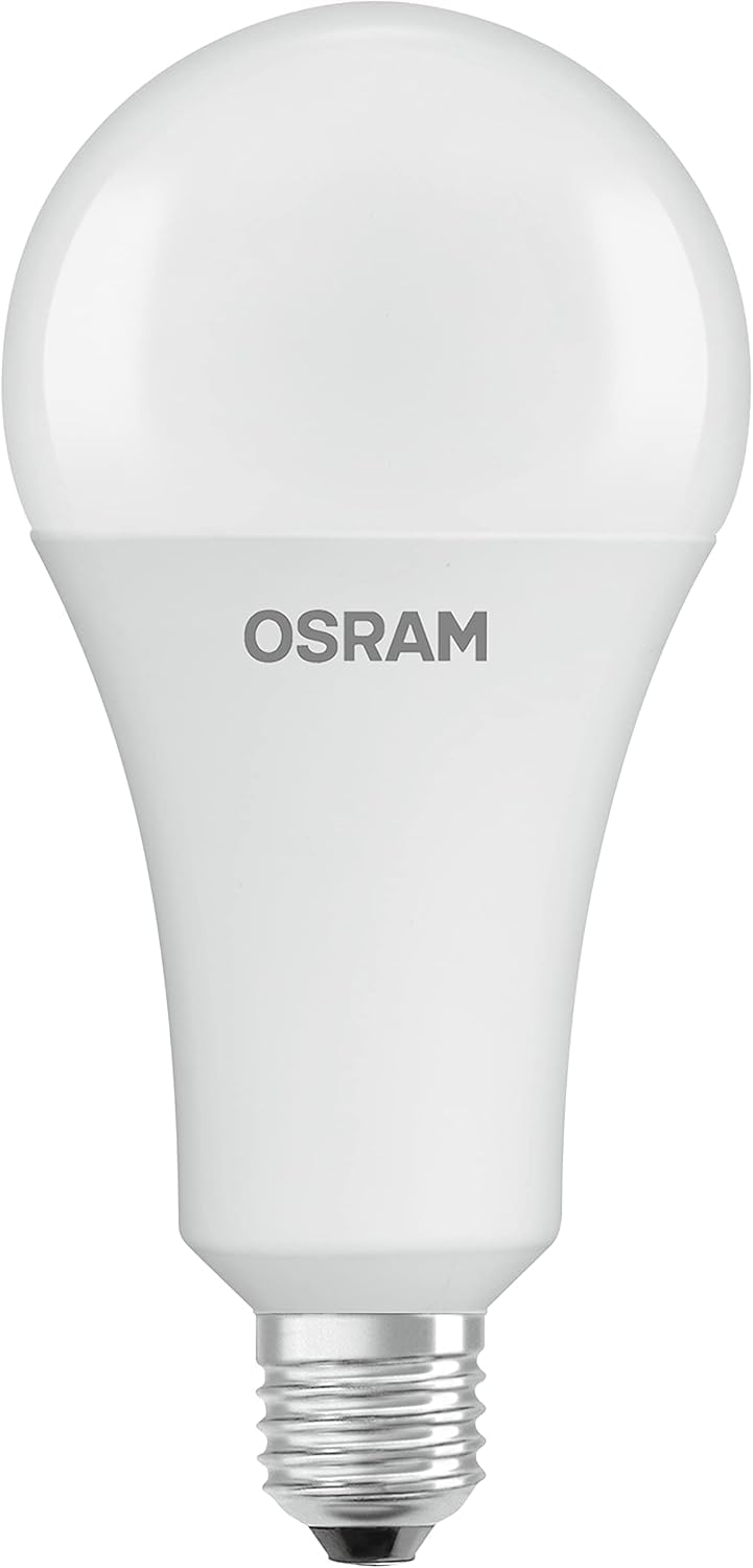 OSRAM LED Star Classic A200, Frosted LED lamp in Bulb Shape, E27 Base, Warm White (2700K), 3452 Lumen, Replacement for Conventional 200W Bulbs, 1-Pack