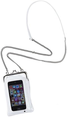 Jessie Steele Patent Baglet, White