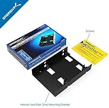 Sabrent 2.5 Inch to 3.5 Inch Internal Hard Drive Mounting Bracket Kit BK-HDDF view 8
