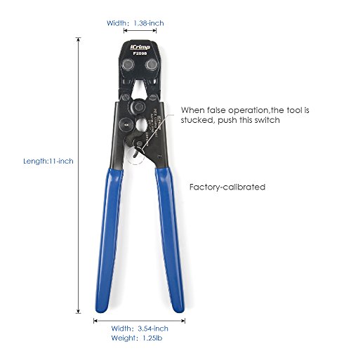 iCrimp PEX Clamp Cinch Tool for 3/8-inch to 1-inch Stainless Steel Clamps meet ASTM F2098 Standard with Pex Pipe Cutter - Thumbnail 4