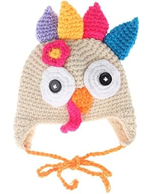 Baby Thanksgiving Turkey Crochet Beanie Hat Cap Photograph Props