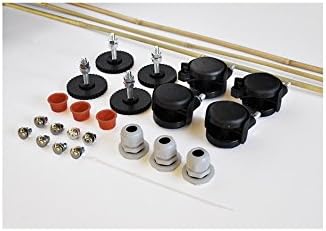 MESA DE CULTIVO COMPLETA Acero Galvanizado. Medidas: Largo 75cm x ...