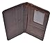 Leamekor Men's Vintage Genuine Leather Long Wallets Bifold Wallet For Men