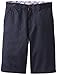 Genuine Girls' Twill Short (More Styles Available), Warm Navy, 8