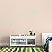 Marsway Creative Stars Night Glow Sticker Night Luminous Glow in The Dark Kids Room Wall Decal Stickers