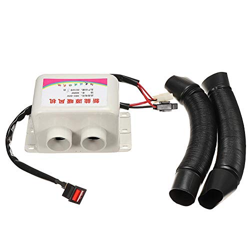 blue--net 48-64V 400W Car Vehicle Fan Heater, Portable Car Windscreen Demister Defroster Defogger Compact Air Heater Heating Warmer Windscreen Car Heater Defroster
