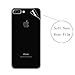(2 pack) iPhone 7 Plus Back Screen Protector, Soft Nano Anti-Shock Full Coverage Anti-fingerprint Bubble-Free Ultra Thin Back Protector Rear Film for iphone 7 Plus (iphone 7 plus clear)