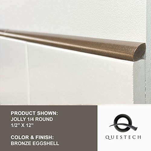 Quarter Round Tile Trim 1/2 x 12 inch Jolly Shower Ceramic Tile Edge ...