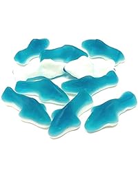 Sunrise Mini tiburones azules con zumo de fruta real Gummi Candy